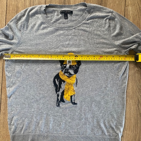 Banana Republic French Bulldog lightweight Sweater - Picture 3 of 8